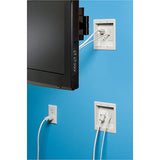 Arlington™ TVBRA2K TV BRIDGE™ II Kit Power/Low-Voltage (Two-Gang Boxes | White)