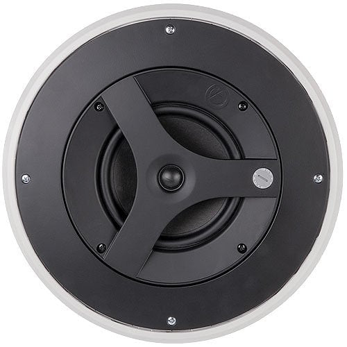 AtlasIED FAP63TC-W 6.5" Shallow Mount Coaxial In-Ceiling Speaker with 32W 70V, 100V Transformer