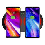 Azpen C200 DualPower Fast Qi Wireless Charging Pad, 10 Watts (Black)