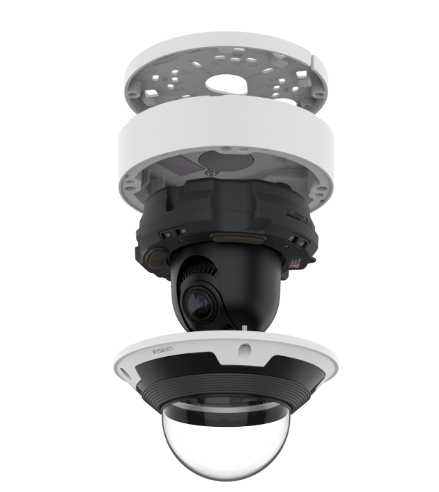 Hanwha Techwin XNV-9083RZ 4K UHD Outdoor Network Dome Camera with Night Vision & 4.4-9.3mm Lens