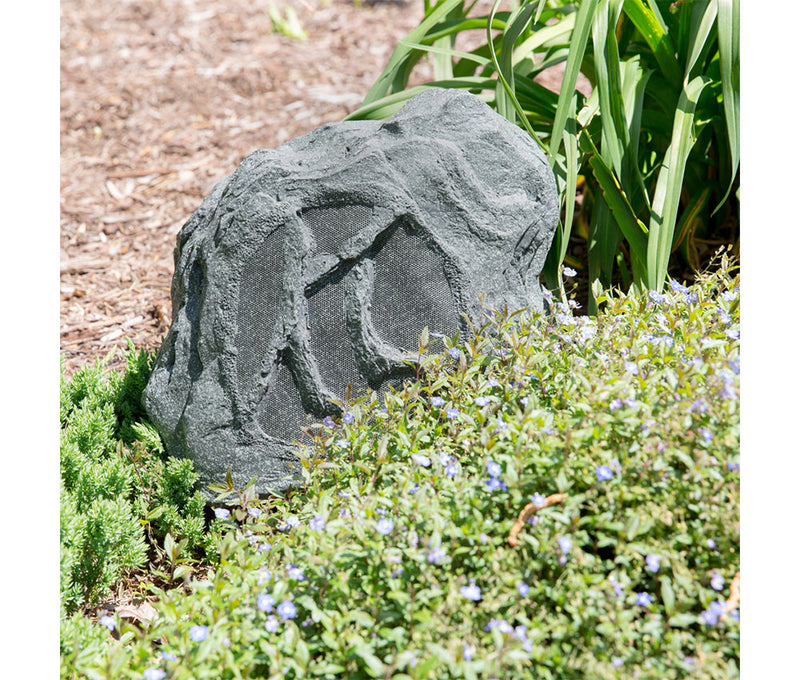 Episode® ROCK-DVC-6-GRA Landscape Series Dual Voice Coil Rock Speaker (Each) 6.5"