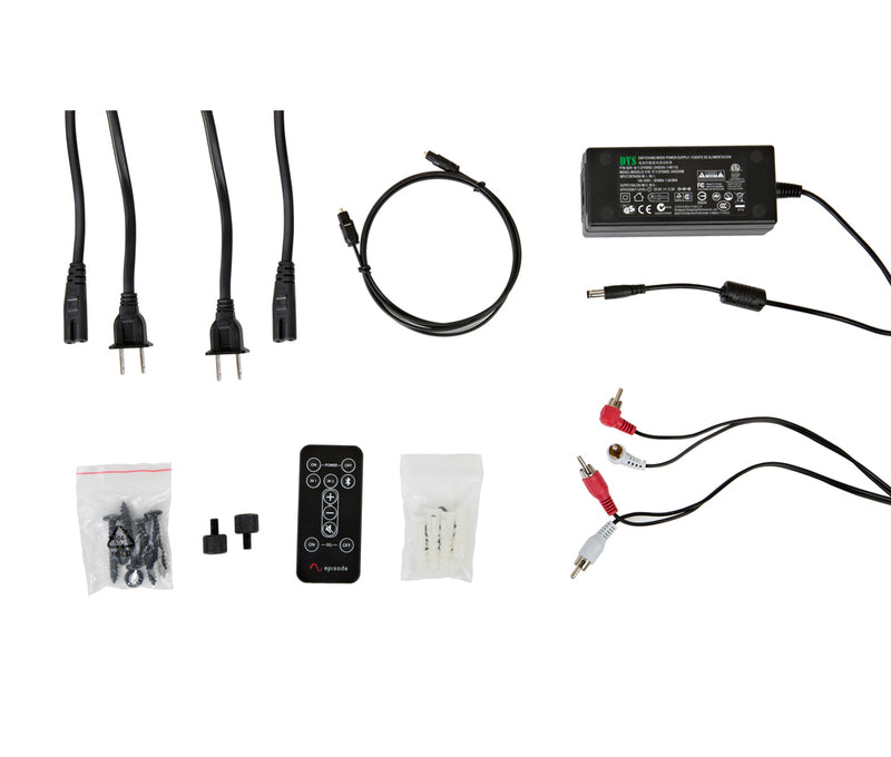 Episode ES-SNDBR-2.1-BLK 2.1 Active Soundbar System with 8" Wireless Subwoofer