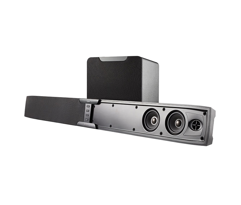 Episode ES-SNDBR-2.1-BLK 2.1 Active Soundbar System with 8" Wireless Subwoofer