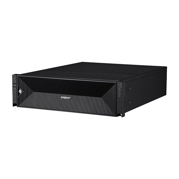 Hanwha Techwin WiseNet P Series PRN-6400DB4-96TB 64-Channel 8K 32MP NVR with 96TB HDD