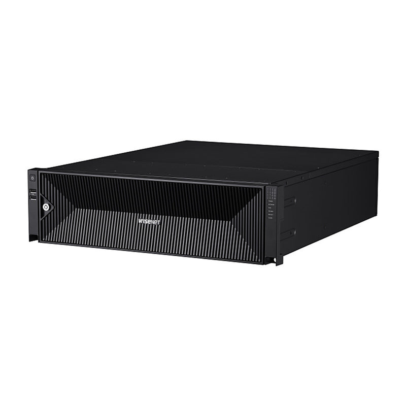 Hanwha Techwin WiseNet P Series PRN-6400DB4-96TB 64-Channel 8K 32MP NVR with 96TB HDD
