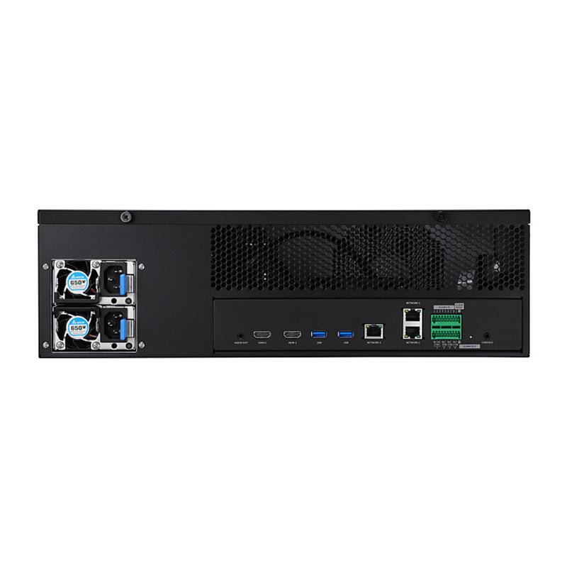 Hanwha Techwin WiseNet P Series PRN-6400DB4-12TB 64-Channel 8K 32MP NVR with 12TB HDD
