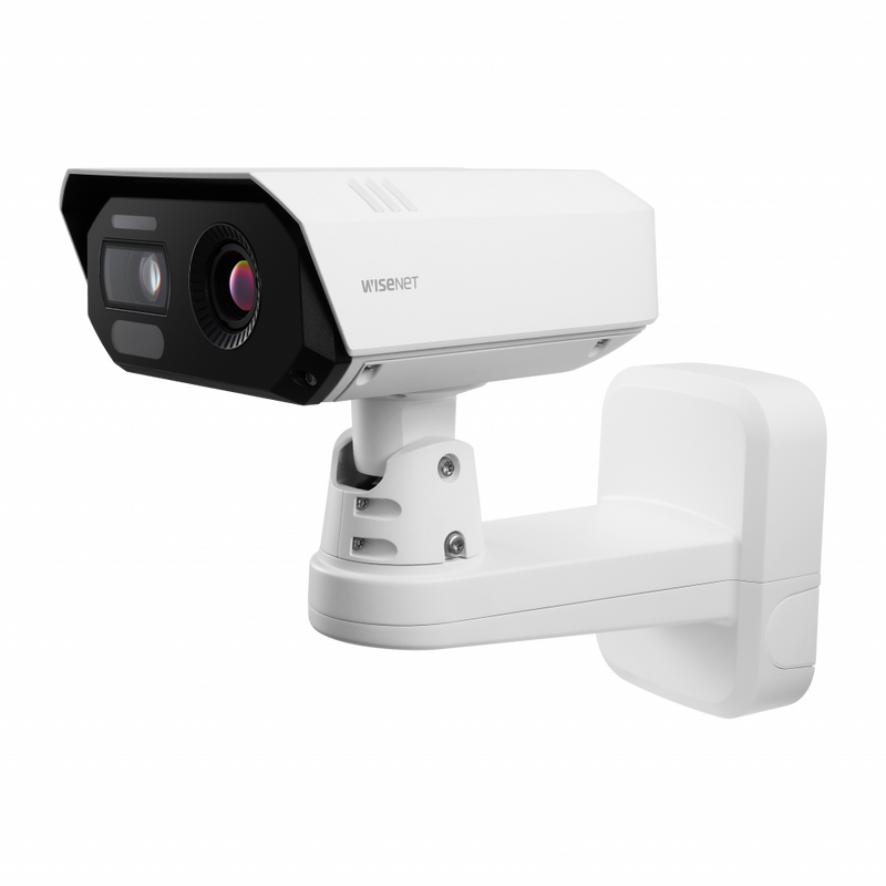 Hanwha Techwin TNM-C4960TD Wisenet T Dual-Sensor Network Bi-Spectrum Ai Thermal Camera (25mm Lens & 10.9-29mm Lens)