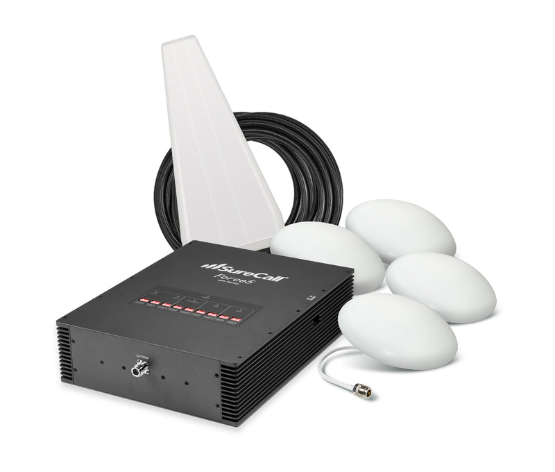 SureCall SC-PolyO2-72-Y4U Force5 2.0 Cellular Signal Booster Kit - Yagi/Ultra Thin (4)