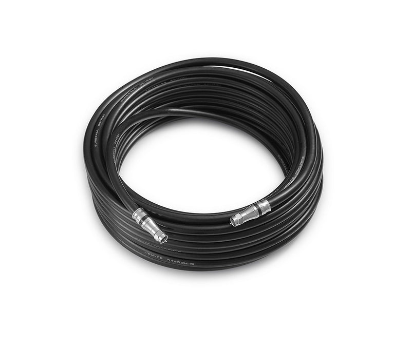 SureCall SC-RG11-100 RG11 Low Loss Coax Cable with F-Male Connectors - 100'