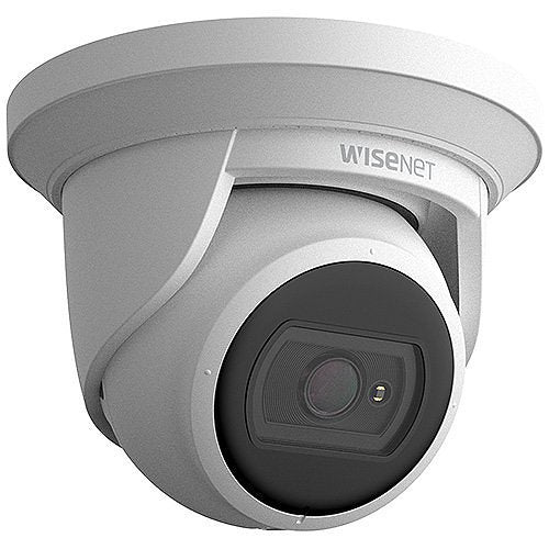 Hanwha ANE-L7012R Wisenet A-Series 4MP WDR Super-Compact Turret IP Camera, 3mm Fixed Lens, White