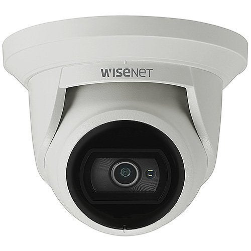 Hanwha ANE-L7012R Wisenet A-Series 4MP WDR Super-Compact Turret IP Camera, 3mm Fixed Lens, White