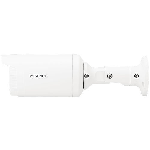 Hanwha ANO-L6012R Wisenet A-Series 2MP IR WDR Bullet IP Camera, 2.8mm Fixed Lens, White