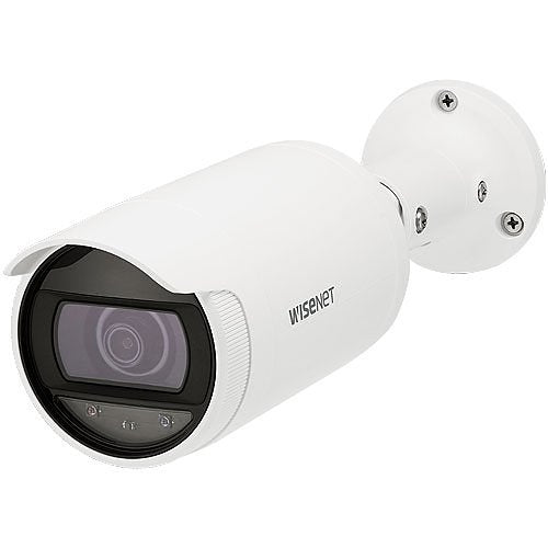 Hanwha ANO-L6022R Wisenet A-Series 2MP Bullet Camera, 4mm Lens, White