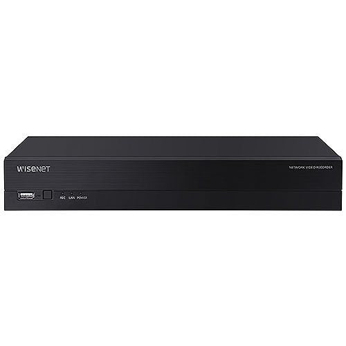 Hanwha ARN-410S A Series 4-Channel PoE NVR, 2TB HDD, Black