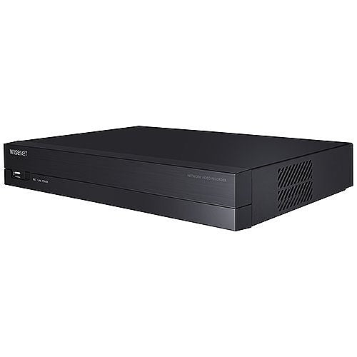 Hanwha ARN-410S A Series 4-Channel PoE NVR, 2TB HDD, Black