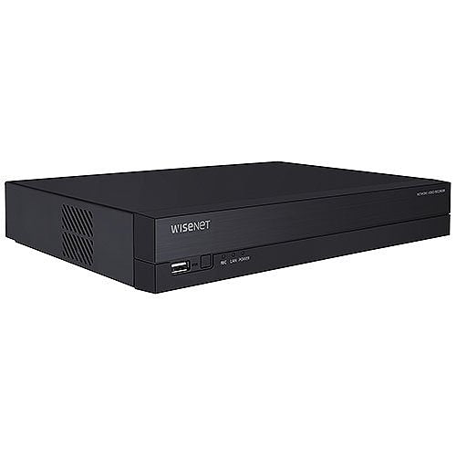 Hanwha ARN-410S A Series 4-Channel PoE NVR, 2TB HDD, Black