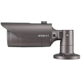 Hanwha QNO-6022R1 Wisenet Q 2MP WDR IR Bullet IP Camera, 4mm Fixed Lens, Black