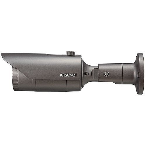 Hanwha QNO-6022R1 Wisenet Q 2MP WDR IR Bullet IP Camera, 4mm Fixed Lens, Black