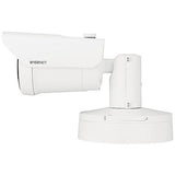 Hanwha XNO-C8083R Wisenet 6MP WiseIR WDR Bullet AI Camera, 4.4-9.3mm Motorized Varifocal Lens, White