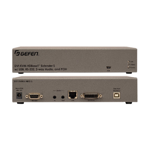 Gefen EXT-DVIKA-HBT2 DVI KVM HDBaseT 2.0 Extender with USB & RS-232