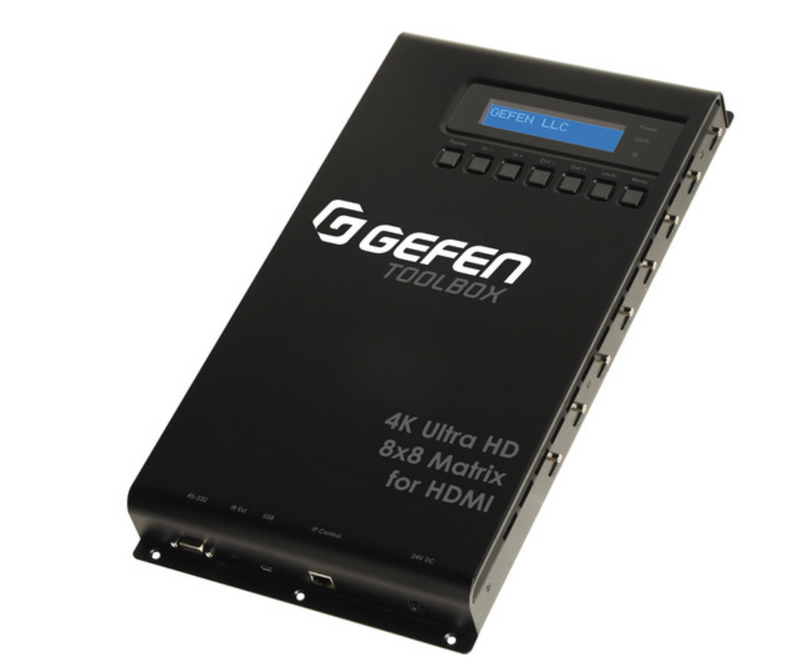 Gefen GTB-HD4K2K-848-BLK ToolBox 8x8 4K HDMI Matrix Switcher