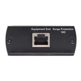 Tripp Lite B110-SP-CAT In-Line Network Surge Protector - HDBaseT/10Gbps, Cat5e/6, Metal Case, IEC Compliant, TAA