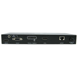 Tripp Lite B320-4X1-MHE-K 4-Port Presentation Switch Kit, 4K 60 Hz (4:4:4) HDMI, DP, USB-C and VGA to HDMI over Cat6 Extender, 125 ft., TAA