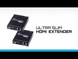 Vanco EVEX2006 Evolution Ultra Slim HDMI Single Cat5e/6 Cable Extender with PoE