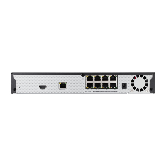 Hanwha Techwin QRN-830S-2TB 8-Channel 8MP NVR with 2TB HDD